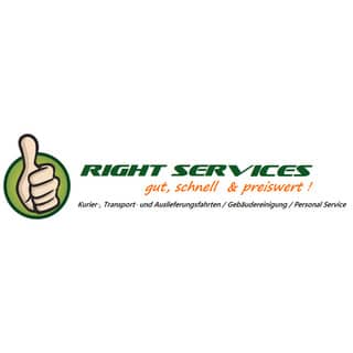 Logo Right Services | Gebäudereinigung | Transportunternehmen