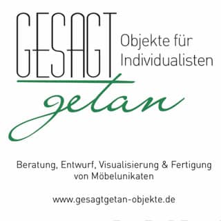 Logo Gesagt Getan GmbH & Co. KG Möbeldesign