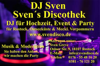 Logo DJ Sven - Sven´s Discothek