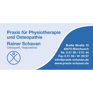 Logo Praxis für Physiotherapie und Osteopathie Rainer Schavan