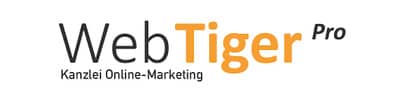 Logo WebTiger Pro GmbH ﻿- Kanzleimarketing