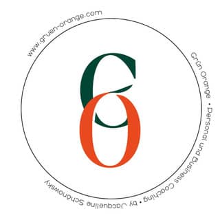 Logo GrünOrange Personal & Business Coaching by Jacqueline Schönowsky