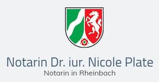Logo Dr. iur. Nicole Plate Notarin