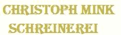Logo Christoph Mink Schreinerei