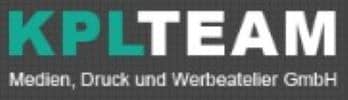 Logo KPLTEAM Medien, Druck und Werbeatelier GmbH