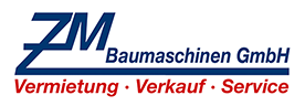 Logo ZM Baumaschinen GmbH Vermietung - Verkauf - Service