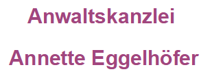 Logo Annette Eggelhöfer Rechtsanwältin