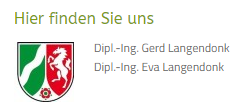 Logo Vermessungsbüro Dipl.-Ing. Gerd und Eva Langendonk