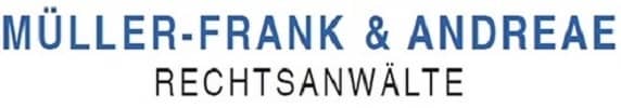Logo Anwaltskanzlei Müller-Frank & Andreae
