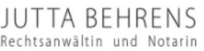 Logo Jutta Behrens Rechtsanwältin und Notarin