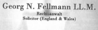 Logo Georg N. Fellmann Rechtsanwalt & Solicitor