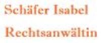 Logo Anwaltskanzlei Isabel Schäfer