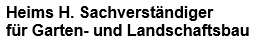 Logo Harald Heims Sachverständiger für Garten.-u. Landschaftsbau