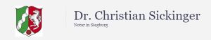 Logo Dr. Christian Sickinger Notar