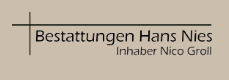 Logo Bestattungen Hans Nies e.K. Inh. Nico Groll