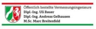 Logo Bauer, Gelhausen, Breitenfeld Öffentlich bestellte Vermessungsingenieure