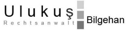 Logo Bilgehan Ulukus Rechtsanwalt