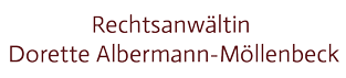 Logo Dorette Albermann-Möllenbeck Rechtsanwältin