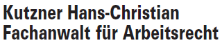 Logo Hans-Christian Kutzner Rechtsanwalt