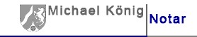 Logo Michael König Notar