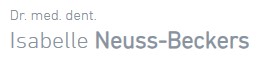 Logo Dr. med. Isabelle Neuss-Beckers Kieferorthopädie