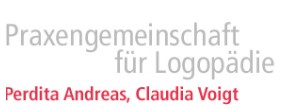 Logo Praxengemeinschaft für Logopädie P. Andreas und C. Voigt