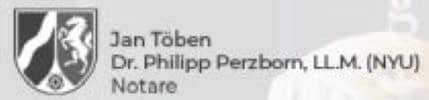 Logo Töben und Perzborn Notare