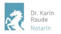 Logo Notarin Dr. Karin Raude