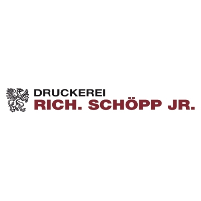 Logo Richard Schöpp jun. Druckerei