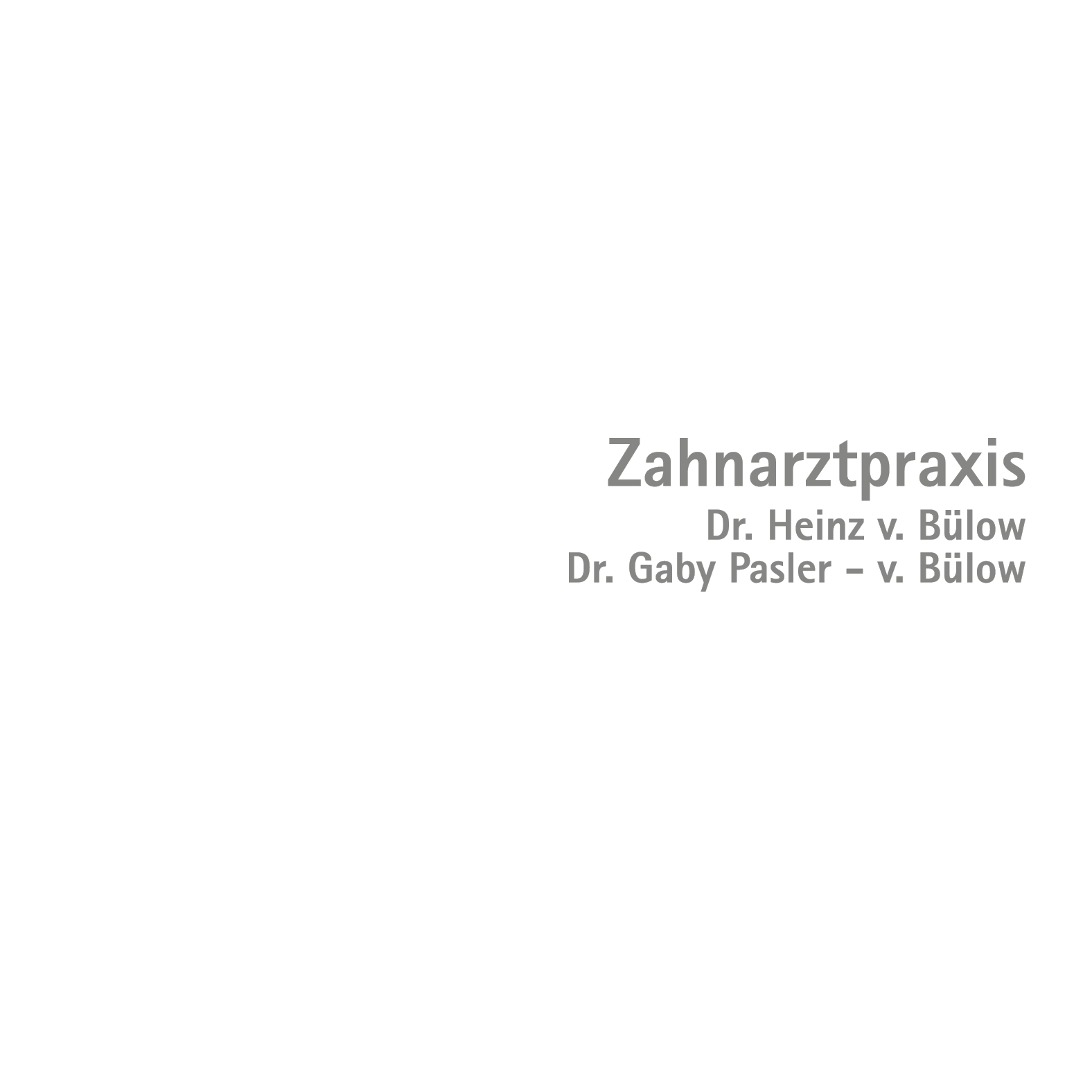 Logo Zahnarztpraxis Dres. Heinz v. Bülow Dr. Gaby Pasler-von Bülow in Mainz
