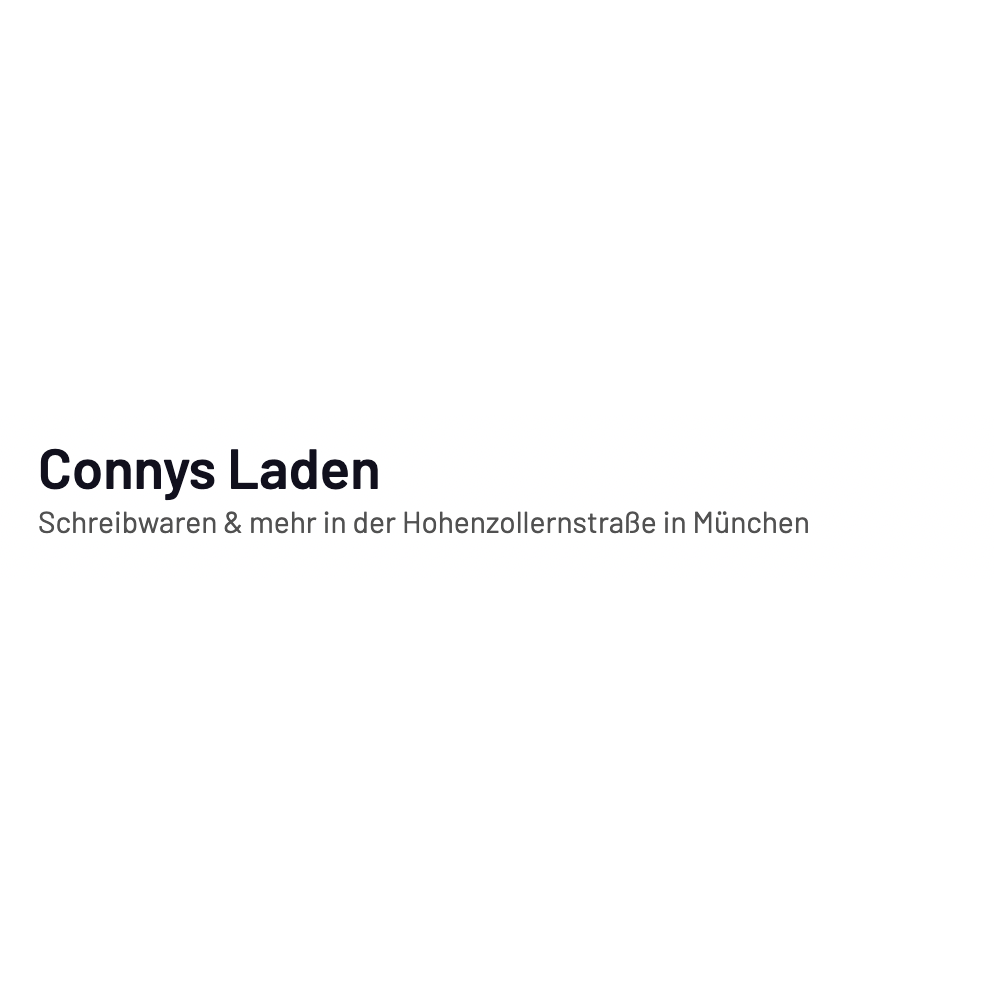 Logo Conny's Schreibwaren