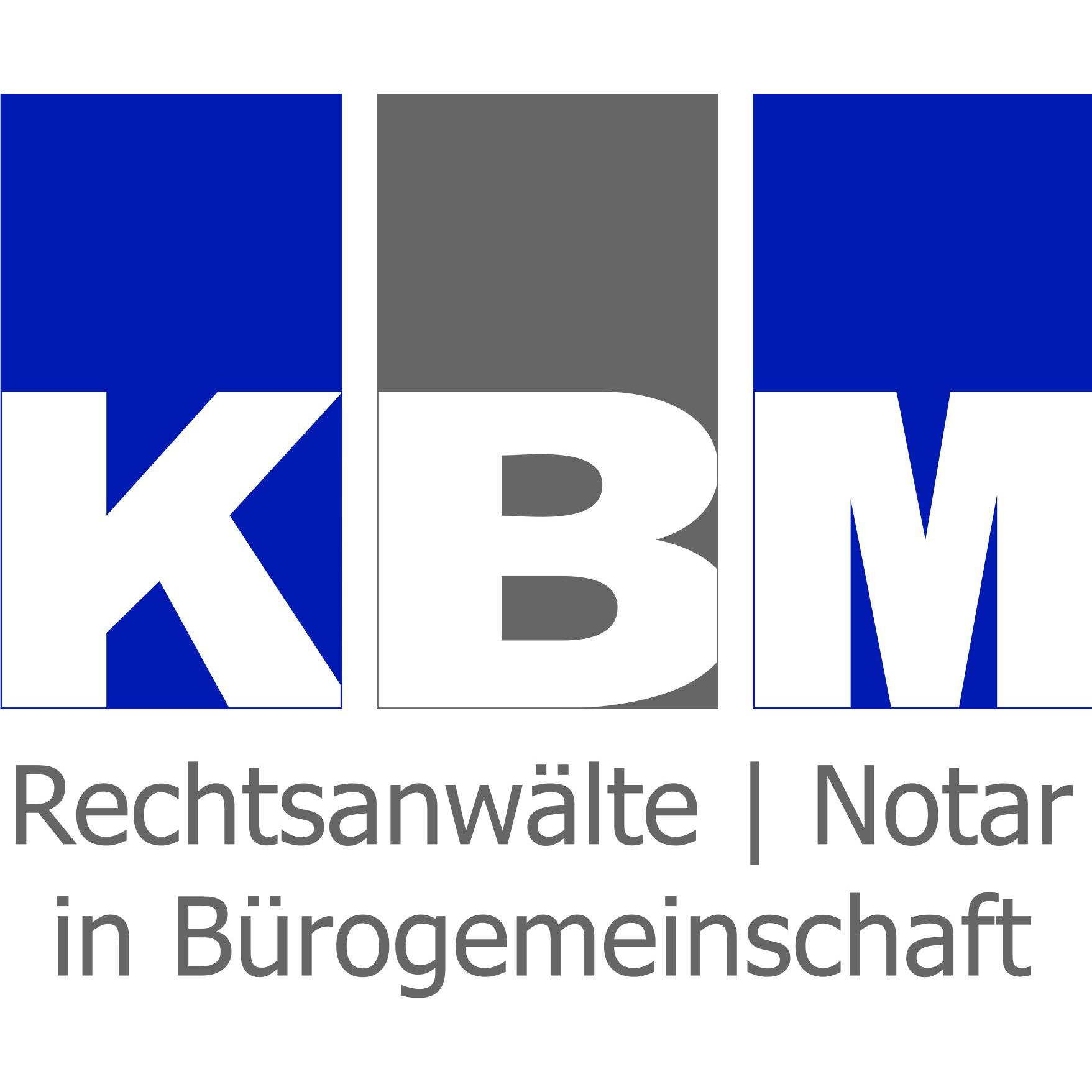 Logo KBM Rechtsanwälte und Notar
