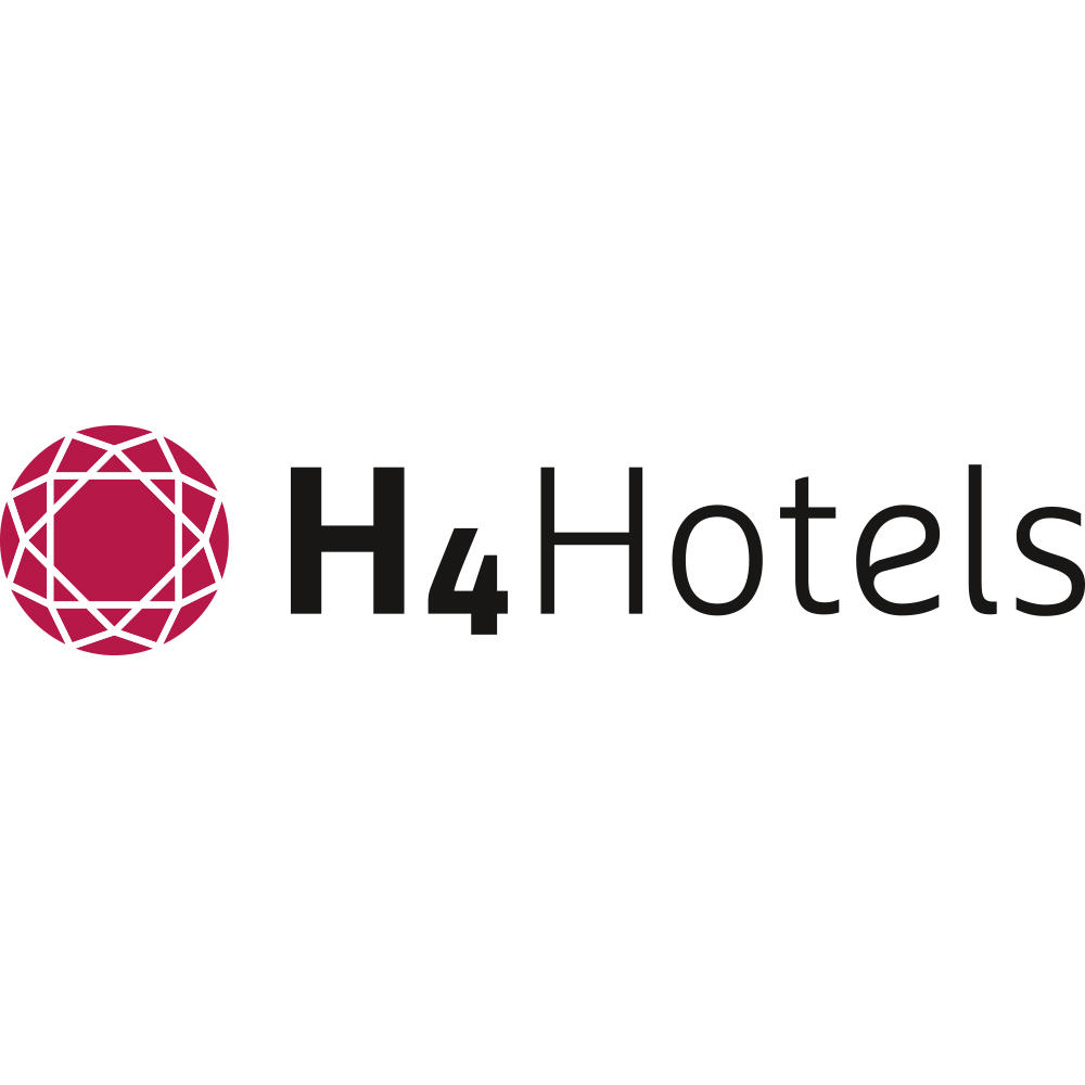 Logo H4 Hotel Mönchengladbach im Borussia-Park