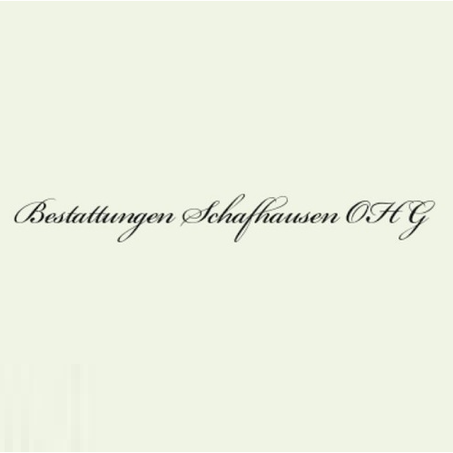 Logo Bestattungen Schafhausen