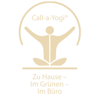 Logo Call-a-Yogi | Yoga | zuhause - im Grünen - im Büro ® | München