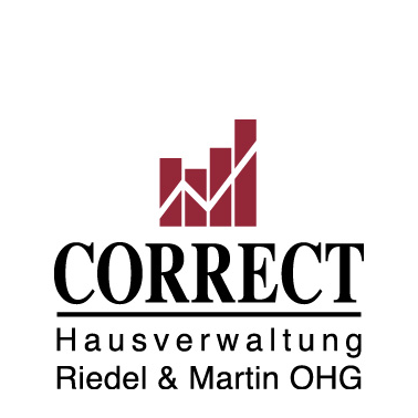 Logo CORRECT Hausverwaltung Riedel & Martin oHG
