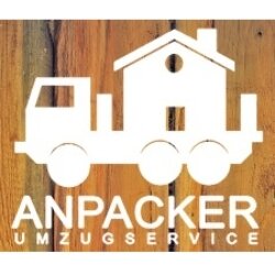 Logo Anpacker Umzugsservice in Lübeck Umzüge Deutschland und Europa weit. Einlagerung  Entrümpelung Renovierung