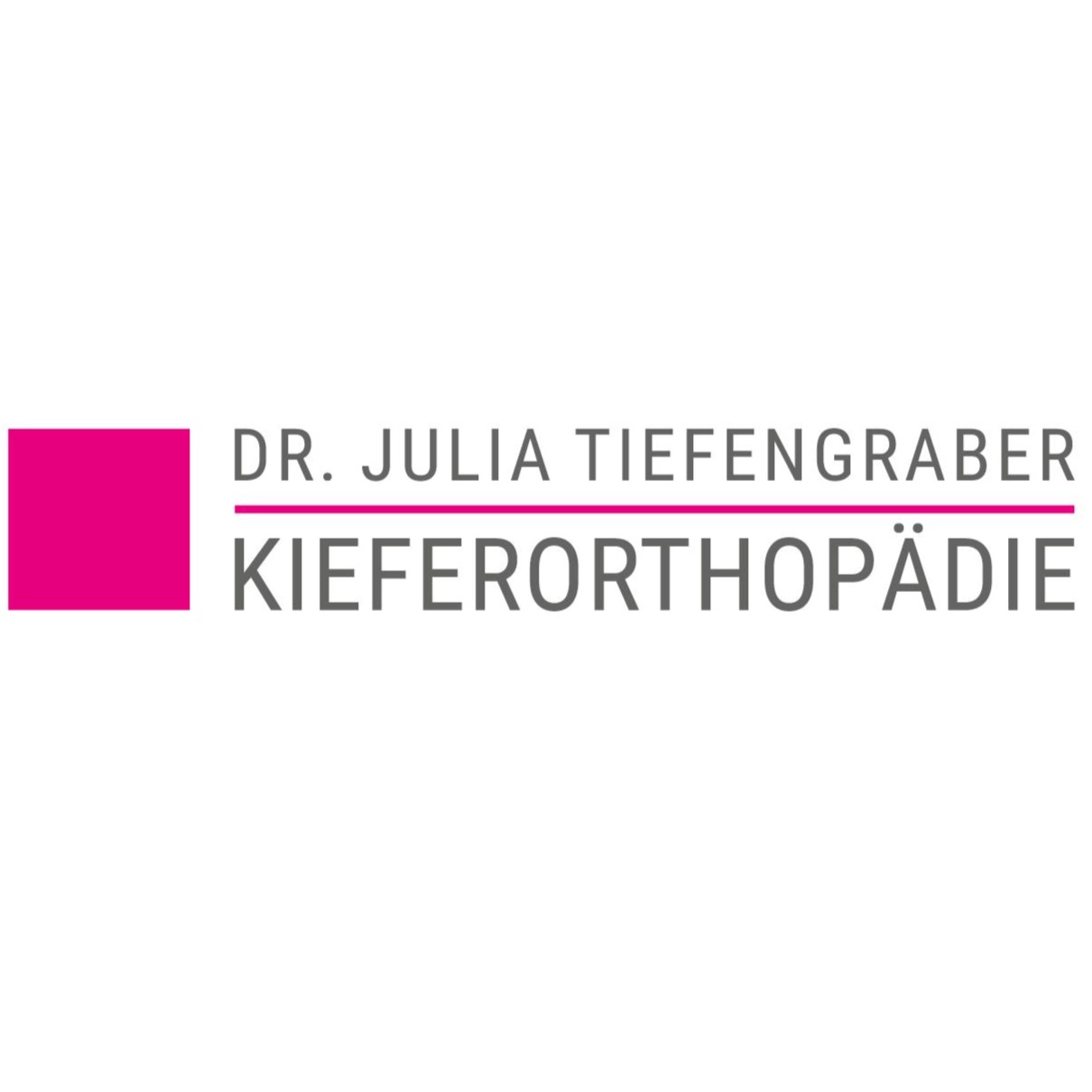 Logo Kieferorthopädische Facharztpraxis Dr.Julia Tiefengraber