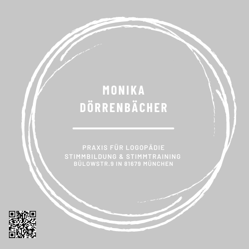 Logo Monika Dörrenbächer | Praxis für Logopädie, Atemtherapie, Stimmtraining  & Coaching  | München Bogenhausen