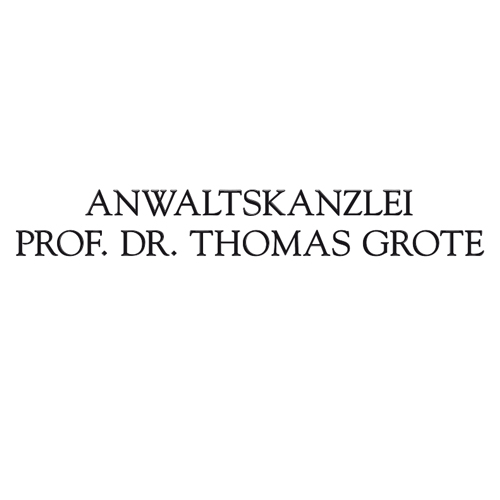 Logo Prof. Dr. Thomas Grote Rechtsanwalt und Notar