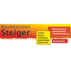 Logo Baudekoration Steiger GmbH, Meisterbetrieb